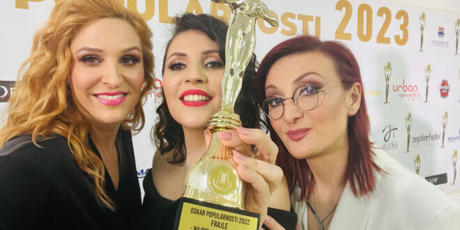 Ženska boemska himna grupe Frajle proglašena pjesmom godine na jubilarnoj dodjeli regionalnih glazbenih nagrada