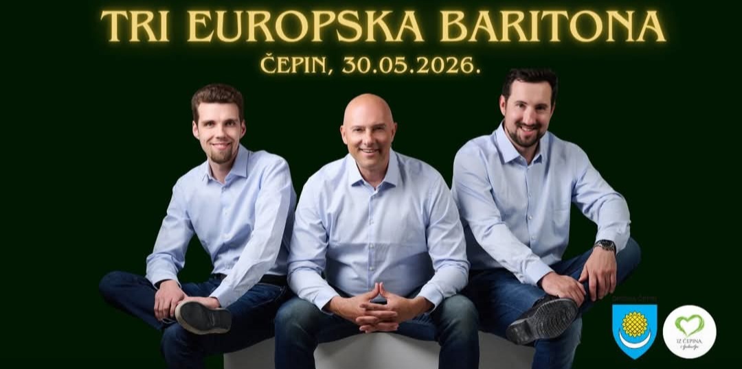 Tri europska baritona u Čepinu