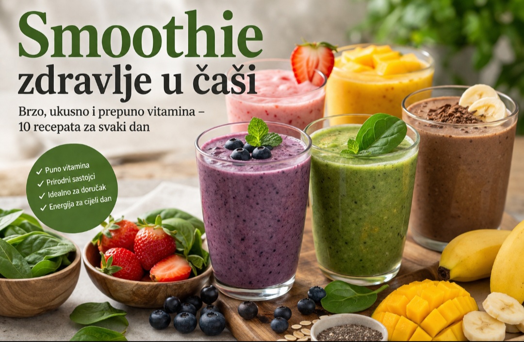 Smoothie – zdravi napitak koji osvaja svijet: Donosimo 10 ukusnih recepata