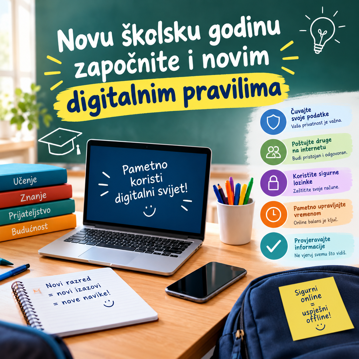 Novu školsku godinu započnite i novim digitalnim pravilima