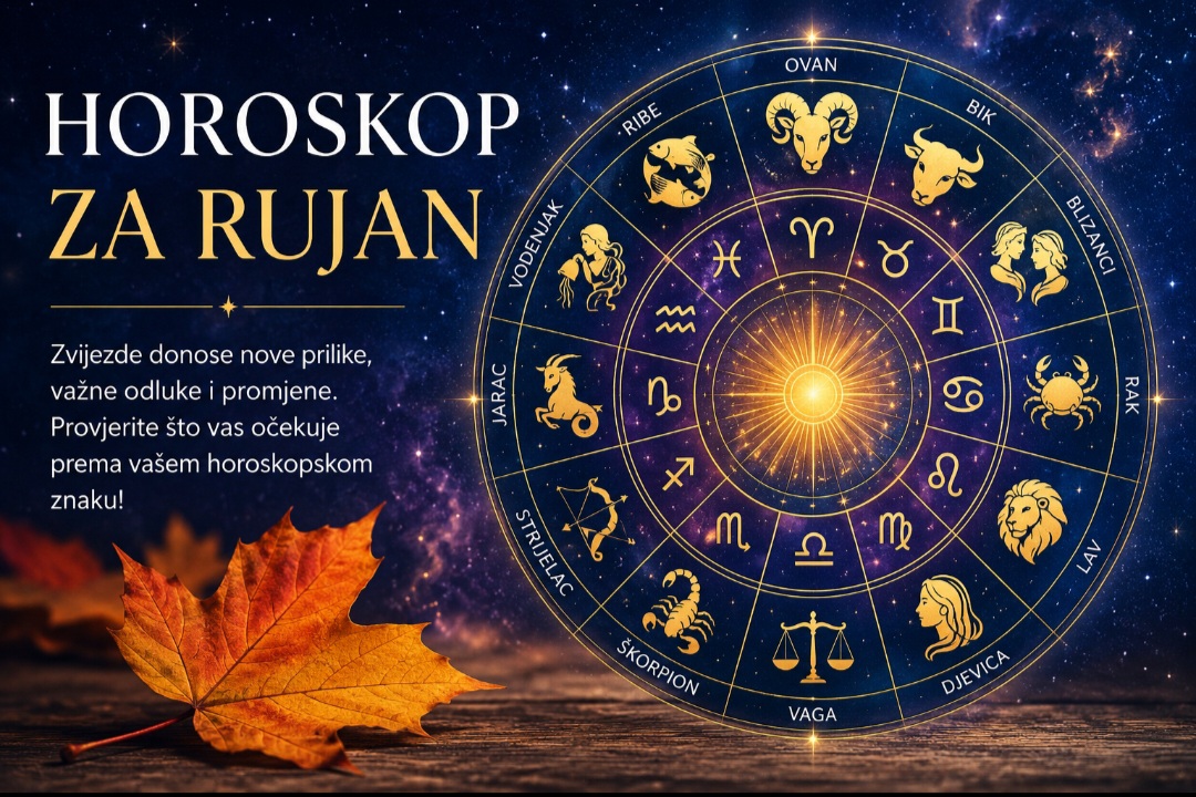 Horoskop za rujan: Što zvijezde donose Ovnu, Biku, Blizancima i ostalim znakovima?
