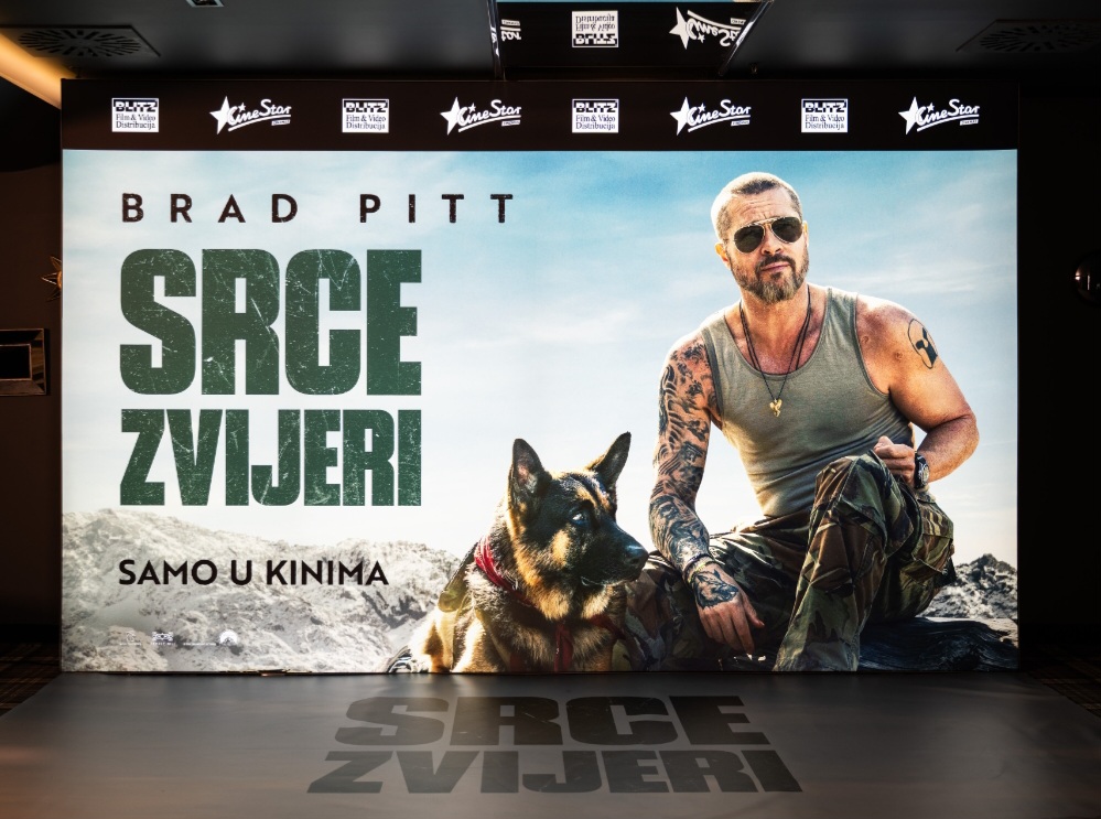 Brad Pitt okupio brojna poznata lica. Film „Srce zvijeri“ svečano premijerno prikazano u Zagrebu